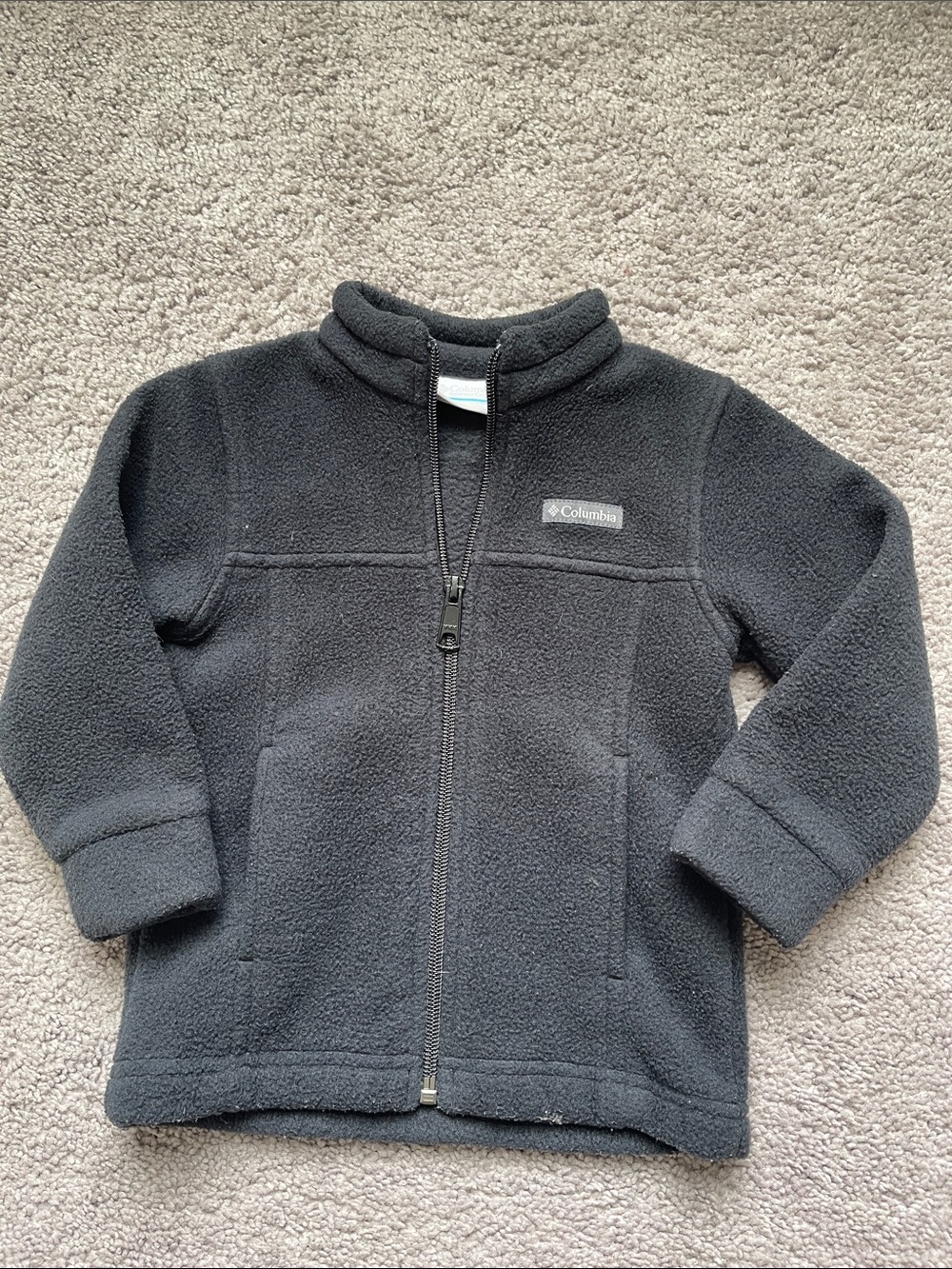 Columbia Kids Black Full-Zip Fleece Jacket
